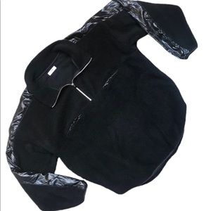 CMMN SWDN Black Fleece Leroy Zip-Up Pullover